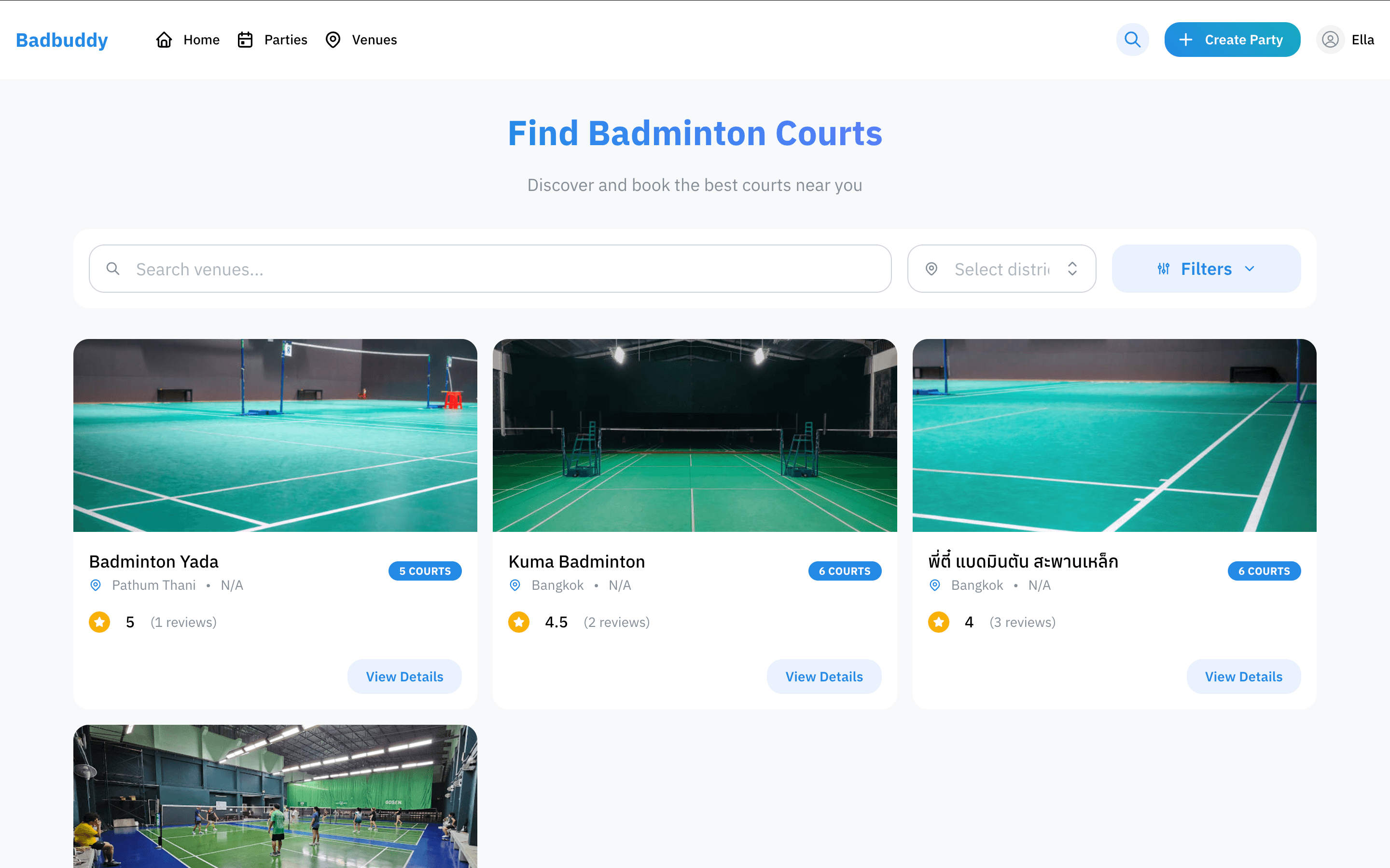 BadmintonBuddy screenshot 3
