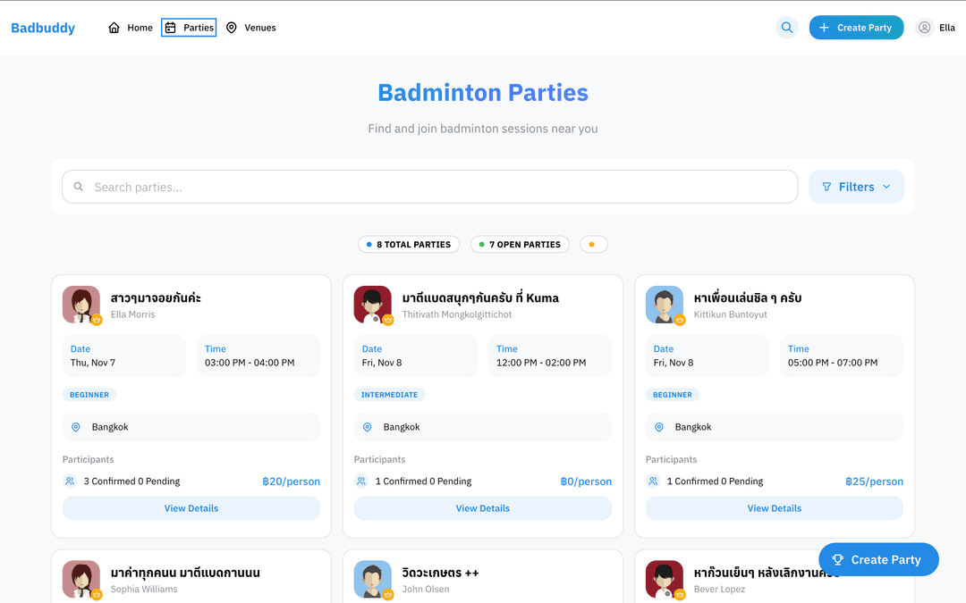 BadmintonBuddy